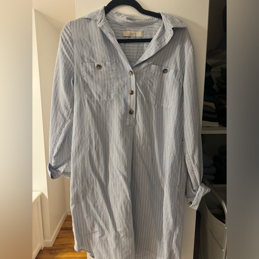 Loft long sleeve dress